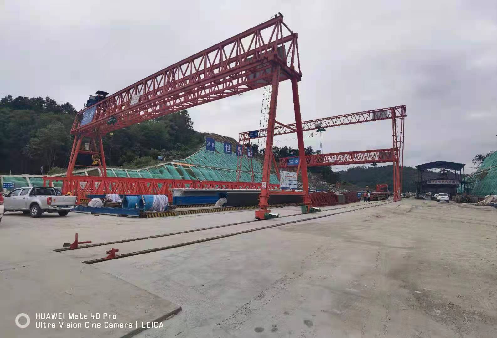 中國(guó)能建陜西項(xiàng)目MG95/10t-33m-10m、MH10t-38m-15m龍門(mén)吊